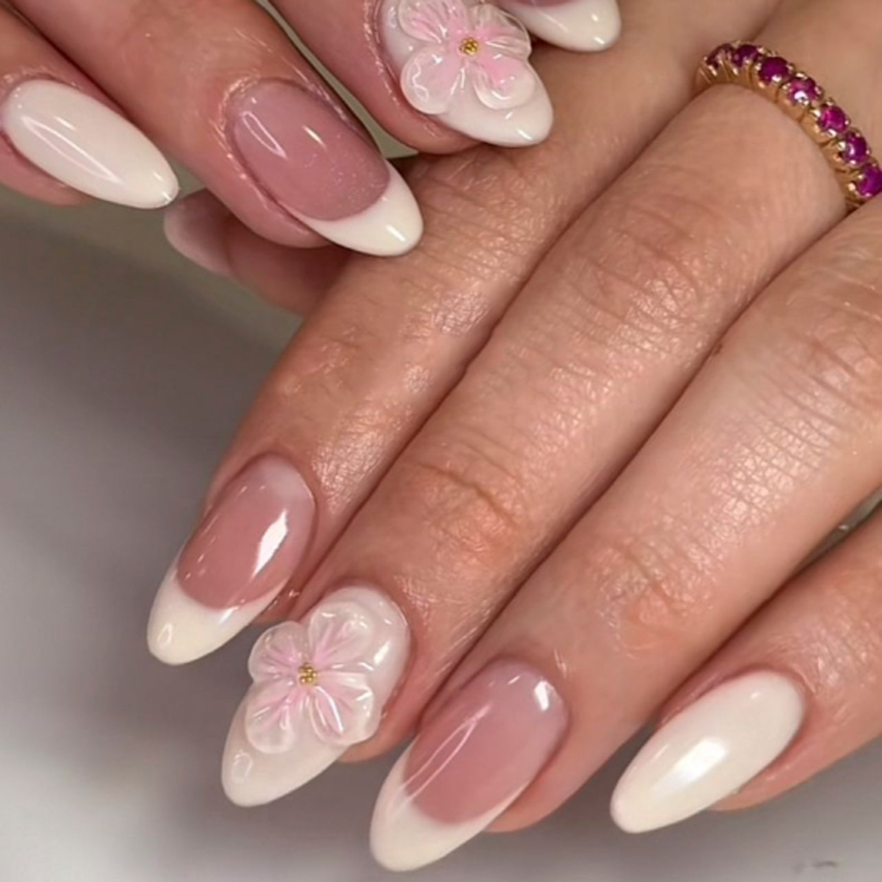 Flower French Tip